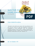 Seputar Zakat Fitrah, Uang, Emas