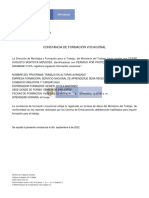 Constancia Trabajo en Altura