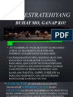 Report Sa Filipino Estratehiyang 5 Buhay Mo Ganap Ko
