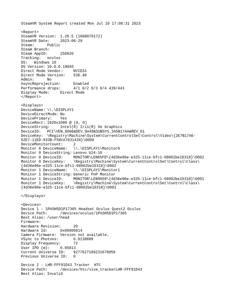 Steamvr 2023 07 10 pm 05 08 51 pdf usb device driver
