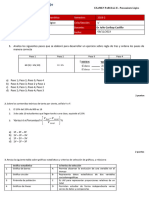 Examen de La II Unidad