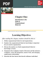 MGT112-Ch1-Introduction To The Field of Organizational Behavior-1OB