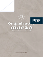 Organizador de Marzo - @mariavictoriagm