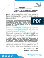 NP-353 - Serenazo Sin Fronteras y La Macromanzana para Fortalecer La Seguridad Ciudadana