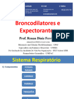 Aula 06 - Broncodilatores e Expectorantes