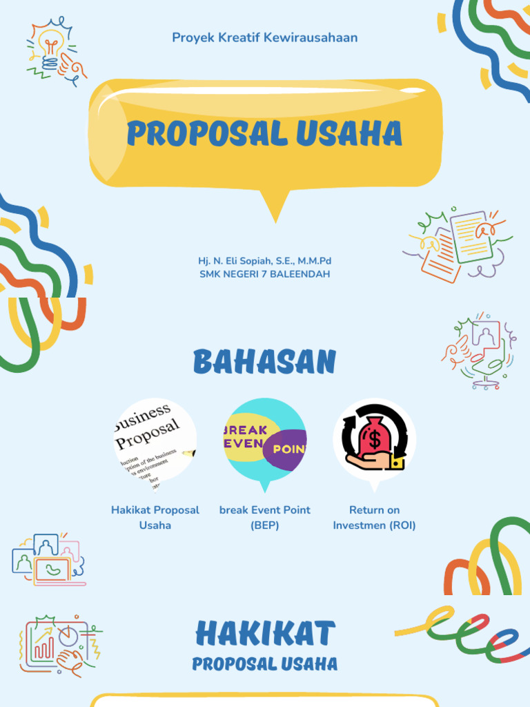 Proposal Usaha dan Analisis ROI | PDF | Bisnis