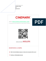 Compra Exitosa - Cinemark Chile