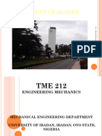 TME 212 Engineering Mechanics - Module IV