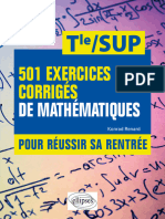 501 Exercices de Maths, Terminale