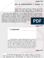 Aula 2 - Parágrafos de Desenvolvimento E Técnicas de Argumentação