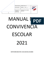 MANUAL DE CONVIVENCIA VERSIÃ - N 2020. Mayo