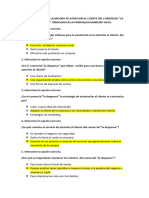 Estrategias para La Mejora de Atencion Al Cliente Del Comercial