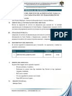 TDR - Contratación de Un Capacitador