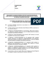 UEMOA Reglement 2006 09 Intervenants Agrees Marche Financier Regional