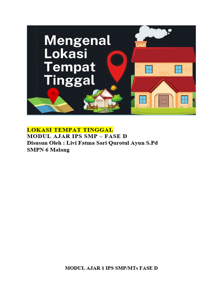 Pemahaman Lokasi dengan Peta Kelas 7 | PDF
