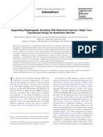 Augmenting Diaphragmatic Breathing With Behavioral Exposure - Single-Case Experimental 2020 - Design For Rumination Disorder