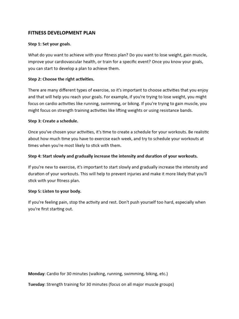 Fitness Develop-Wps Office | PDF | Physical Fitness | Strength Training