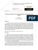 Analysis of Baffle Wall Gap in The Desig