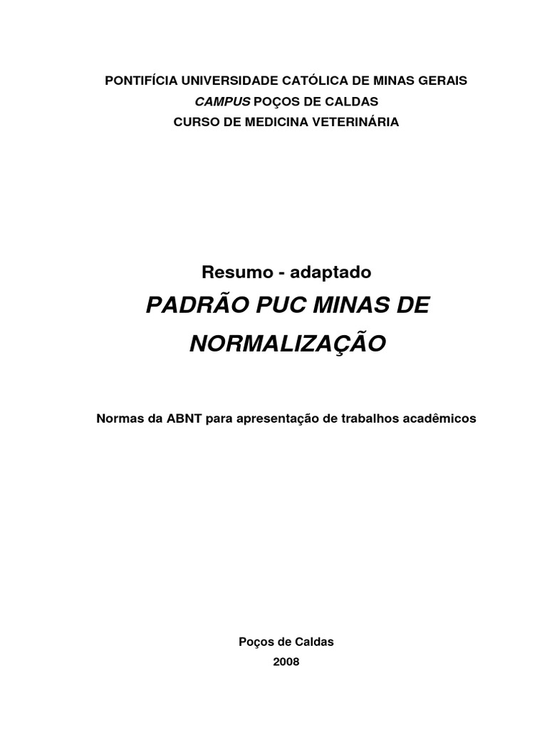 Normas ABNT para Trabalhos Acadêmicos | PDF | Citação | Abstract (resumo)