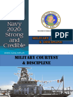 Military Courtesy and Discipline