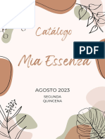 Catálogo Agosto Mia Essenza