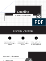 Black White Sampling in Quantitative Research Presentation
