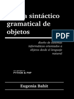 Teoria Sintacticogramatical de Objetos