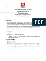 Práctica 5 (Transformadores Trifasicos - Indice Horario - ) - 2022 - 3