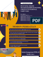 PETUNJUK TEKNIS SELEKSI KOMPETENSI PPPK JABATAN FUNGSIONAL TAHUN 2023 (Paparan)