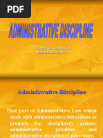 Admin Discipline