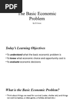 The Basic Economic Problem Updated IGCSE Lesson 1