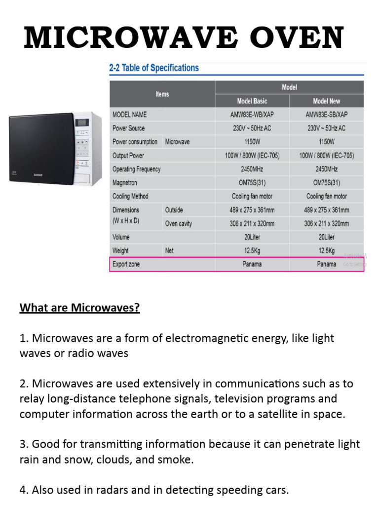 MICROWAVE OVEN Troubleshooting PDF Microwave Radio