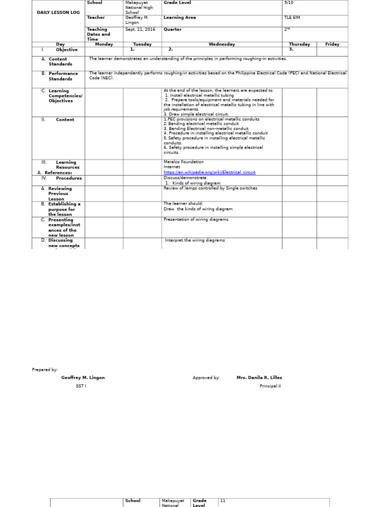 Wiring Diagrams in Electrical Installation | PDF | Electrical Wiring ...