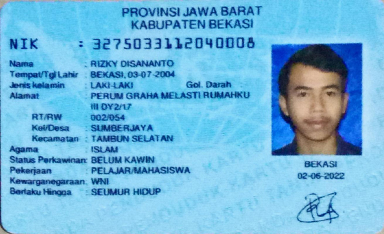 KTP Rizki | PDF