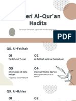 Materi Qur'an Hadits