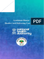PM-JAY 2.0 BIS Mobile App - Health Card Delivering Usermanual - Ver8.0 - Telugu