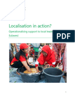Localisation in Action Operationalising Support To Local Leadership in Sulawesi