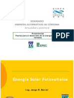 Presentacion Solar Fotovoltaica EPEC
