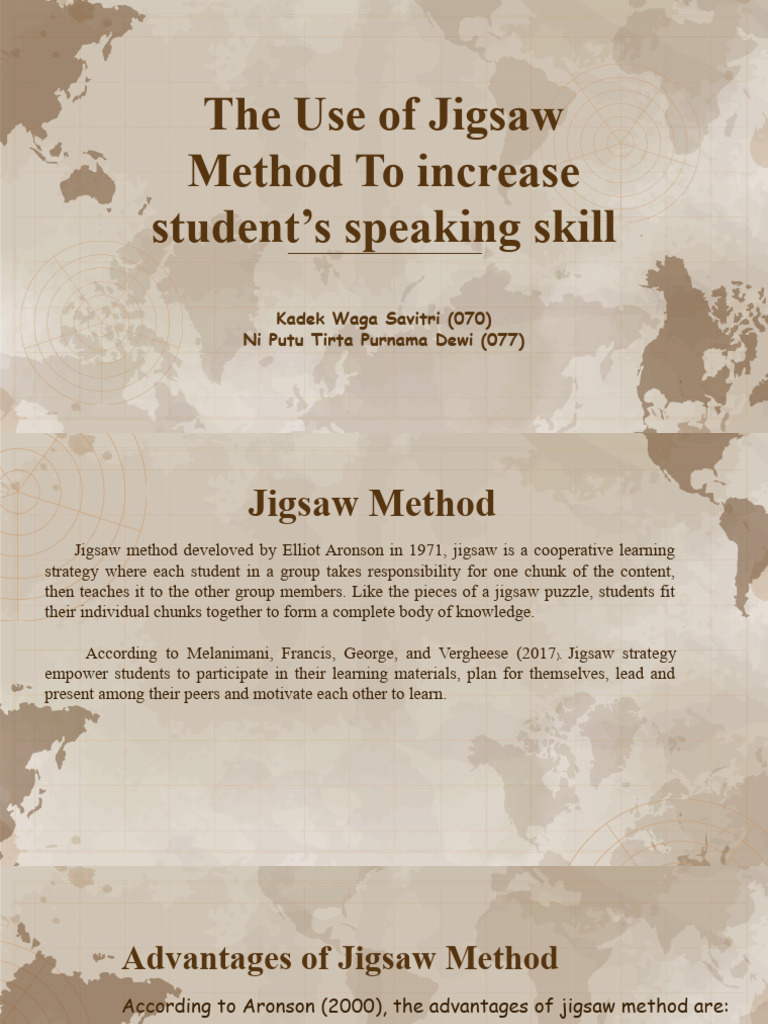 MTL Jigsaw Method PDF Learning Behavior Modification