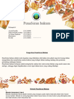 Penafsiran Hukum Kelompok 6