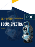 Tutorial Pengoperasian Dan Download Data Total Station Focus Spectra C934054