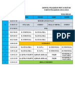 Jadwal Pelajaran Danesh