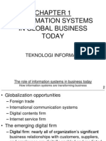 Information Systems in Global Business Today: Teknologi Informasi