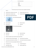 Pre Test Titrasi Asam Basa