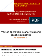 Vector Operation in Analytical and Graphical Method