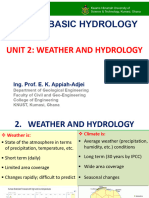 Unit 2 Weather and Hydrology