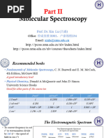 Molecular Spectroscopy: Office: Email