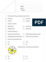 Soal Pecahan SD Kelas 4