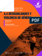 4.4 Derecho Ciudadano Desigualdades y Violencia de Genero