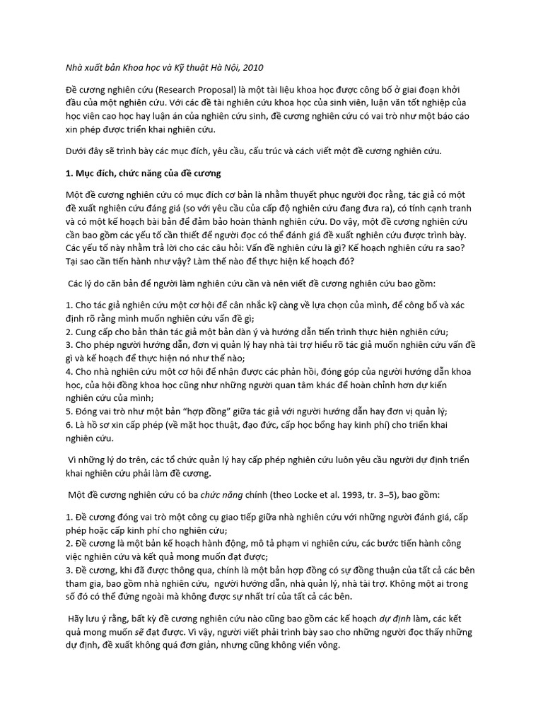 Cach viet de cuong nghien cuu khoa hoc pdf